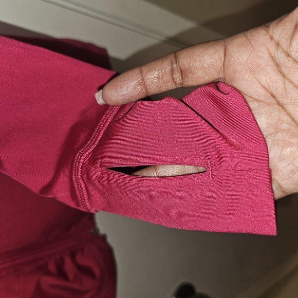 Danskin Now Pink Bomber Jacket Lightweight Long Sleeves - Picture 6 of 7